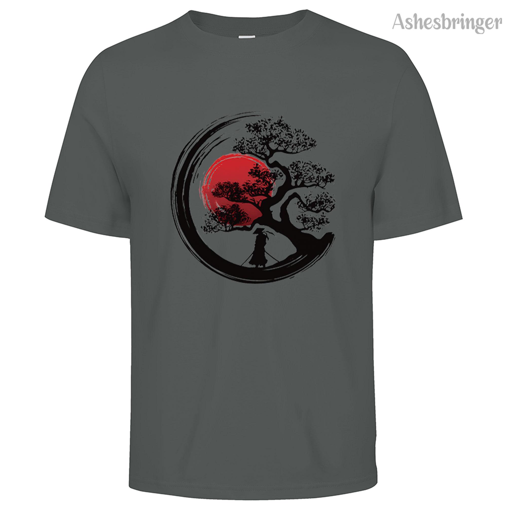 

Men s Summer Japanese Samurai Graphic Printed T-Shirt Casual Style Tops for Men and Women Tidal Current Sports 3XL