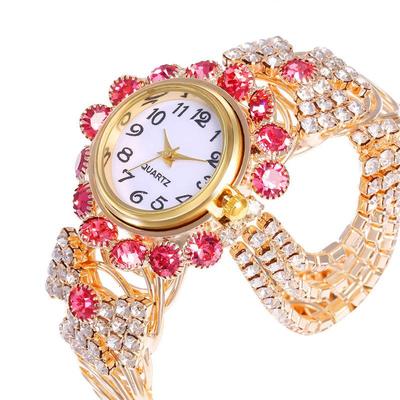 Luxury Women Bracelet Quartz Watches For Women Watch Ladies Sports Dress Pink Dial Wrist Watch Clock YSX