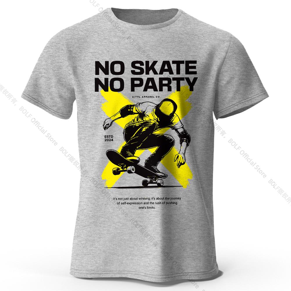Skateboard Graphic T-Shirt 100% Cotton Urban Street Style Tee for Men and Women Casual Skate Wear