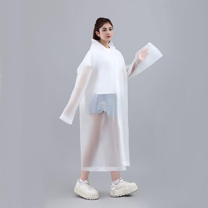 Unisex Full-Body Raincoat for Electric Vehicles with Transparent Brim