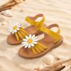 Girls' 2026 Summer Open Toe Flat Sandals with Back Strap – Versatile Beach Princess Shoes