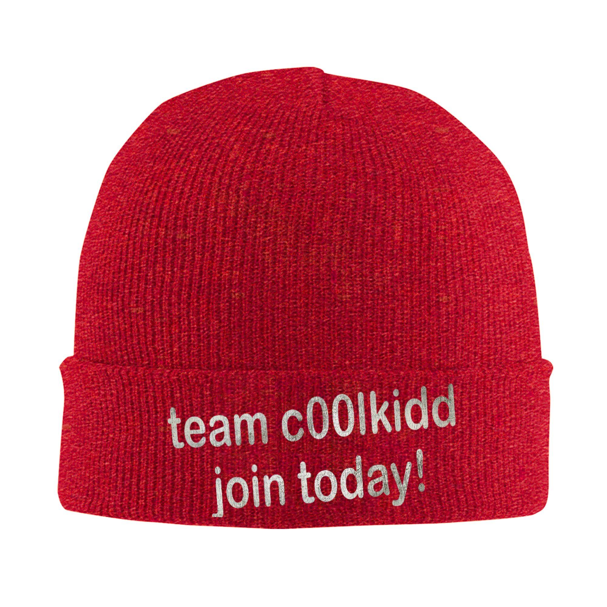 Команда C00lkidd Присоединяйтесь Сегодня Цитата Забытая Игра Шапки-Бини Шапки-Бини Мужские Женские Смешные K-pop Вязаная Шапка Зимний Дизайн Теплые Кепки One Size