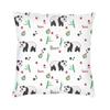 Kawaii Panda Bear Patterns Cushion Cover Sofa Home Decor Animal Cartoon Square Throw Pillow Case 45X45