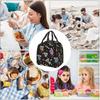 Cute Space Koalas Lunch Bag Portable Insulated Lunch Box for Women Kids Cooler Tote Bag with Front Pocket for Work Picnic Trave