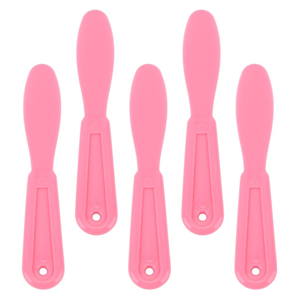 5PCS Plaster Spatula Plastic Ergonomic Design Easy to Clean Wear Resistant Mixing Stirring Spatula