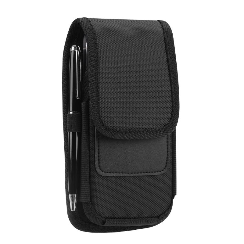 Nylon Waist Bag Phone Holsters Nylon Belt Case Phone Pouch Belt Cell Phones Holder with Belt Clip Phone Holder Pouch
