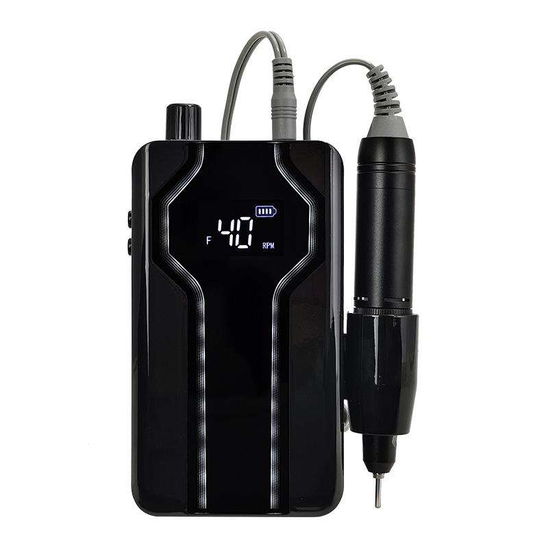 

Перезаряжаемая пилка и шлифовальная машинка для ногтей 40 000 об/мин для портативного использования в нейл-салоне