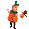 Boy Girls Pumpkin Halloween Vestidos Party Costume Children Romper Infant Kids Jumpsuit Carnival Party Cosplay Children Clothes