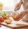 Premium Stainless Steel Peeler 2-in-1 Fruit Knife for Kitchen Prep Thickened Commercial-Grade Blade Portable Vegetable Peeler Tool for Cooking Task