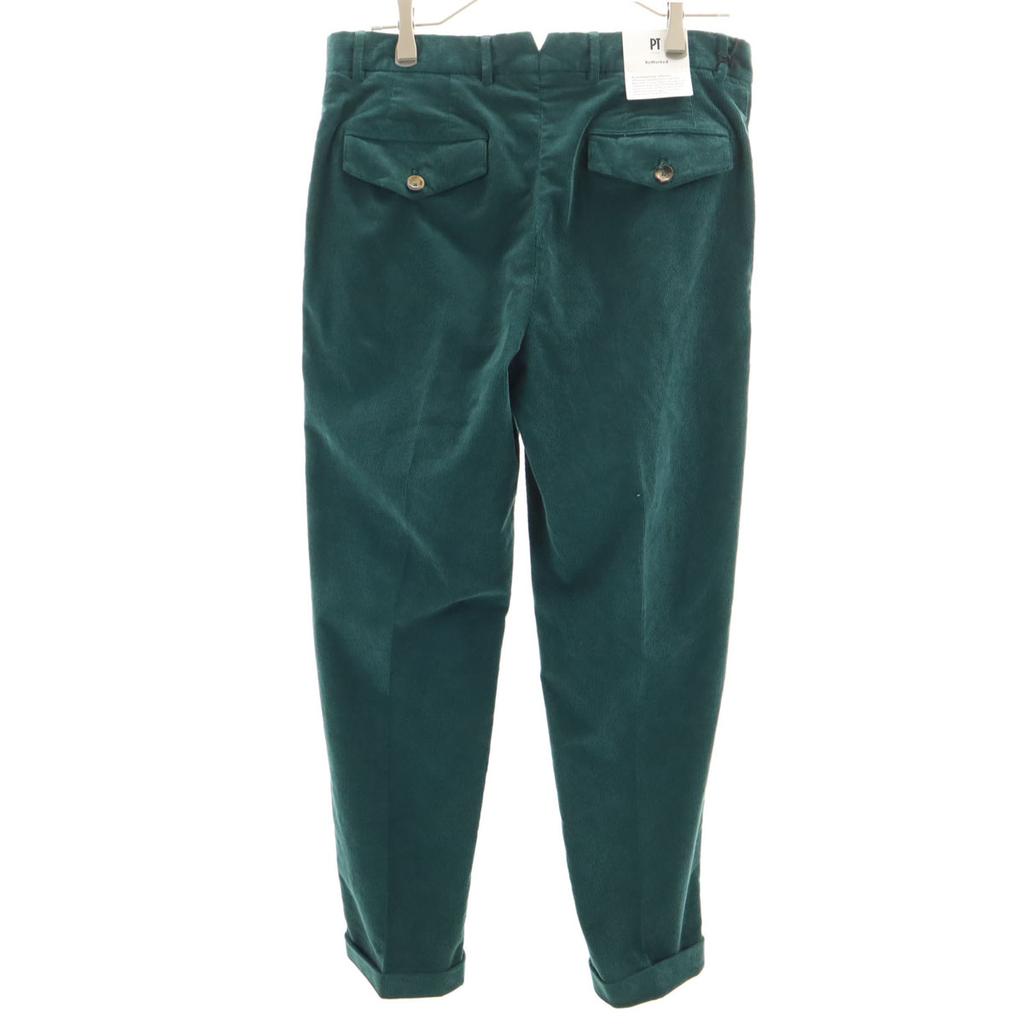 Unused PT TORINO Tack Corduroy Pants 46 Green System Men's Used