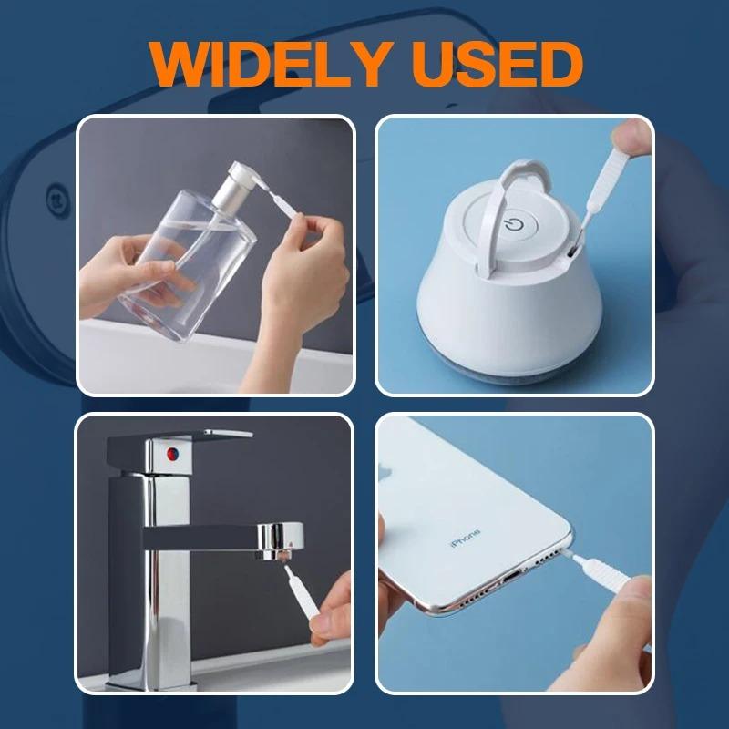 100PCS Shower Head Cleaning Brush Anti-clogging Small Brush Mobile Phone Hole Cleaning Tools Keyboard Gap Washing Accessorie