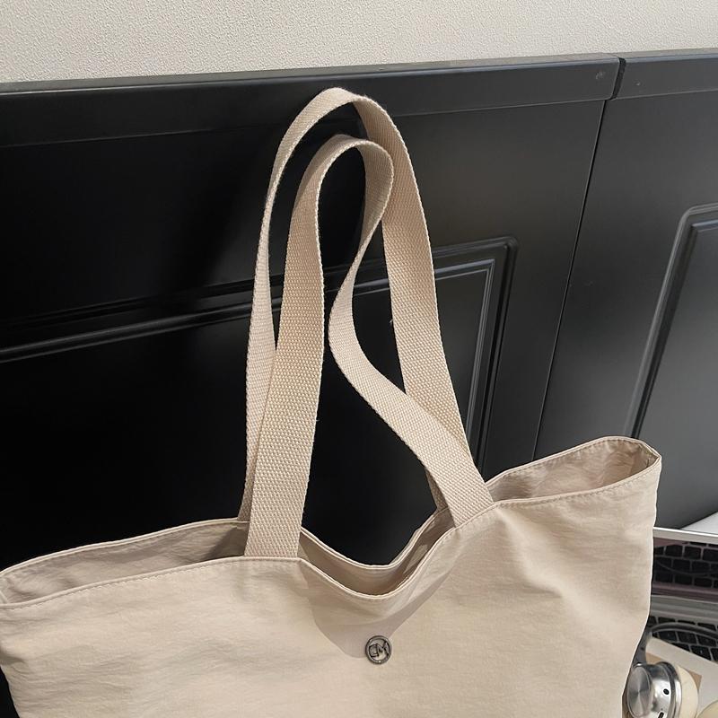 Commuter Shoulder Bag Handbag Women's Solid Color Tote Bag