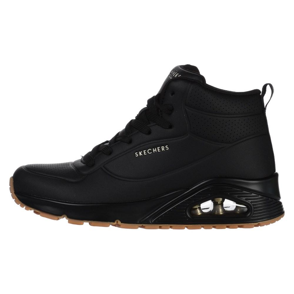 Skechers Uno Stand High Sneakers Lace-up Black