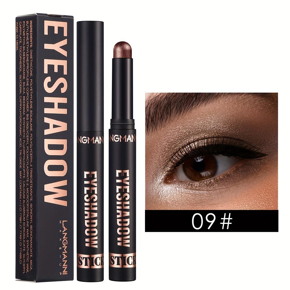 8-Color Eye Shadow Stick Long-Lasting Waterproof Cream To Powder Shimmer Glitter Eyeshadow Pigmentation Makeup Eyeshadow Pencil for Music Festival