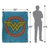Wonder Woman Vintage Logo Blanket