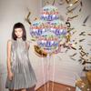 Pack of 2/4/6, 22-Inch 4D Round Transparent Colorful Aluminum Foil Balloons, Suitable for Birthday Parties, Birthday Gatherings, and Birthda
