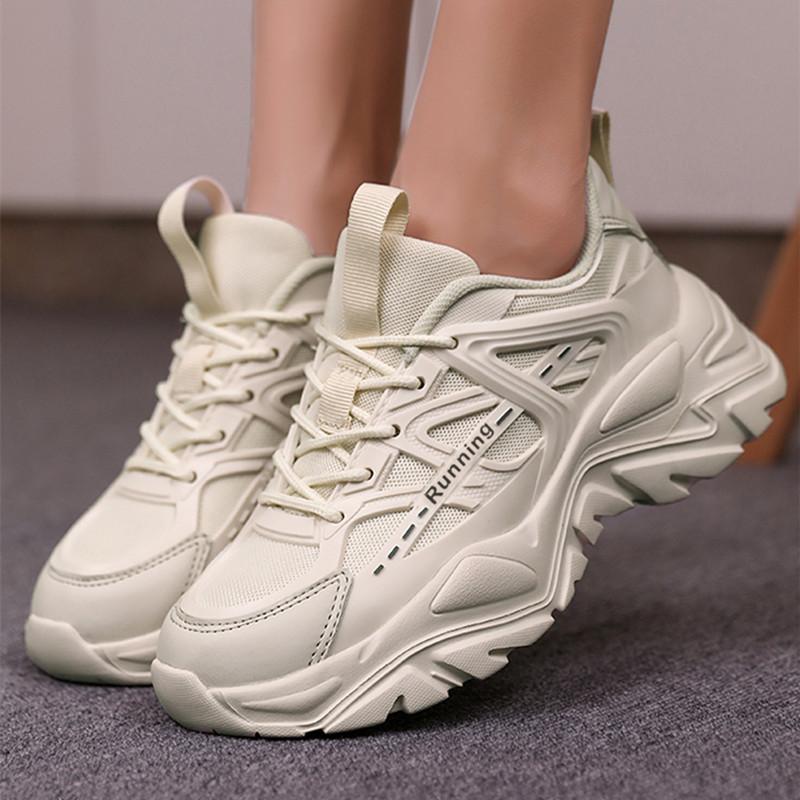 Shoes For Men Women's Chunky White Luxary Sneakers Ladies Running Casual Shoes Fashion Light Male Tenis Sports Fitness Footwear
