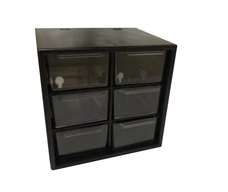 Okouzlující 9-přihrádkový stolní organizér se zásuvkou na poznámkový blok pro koleje