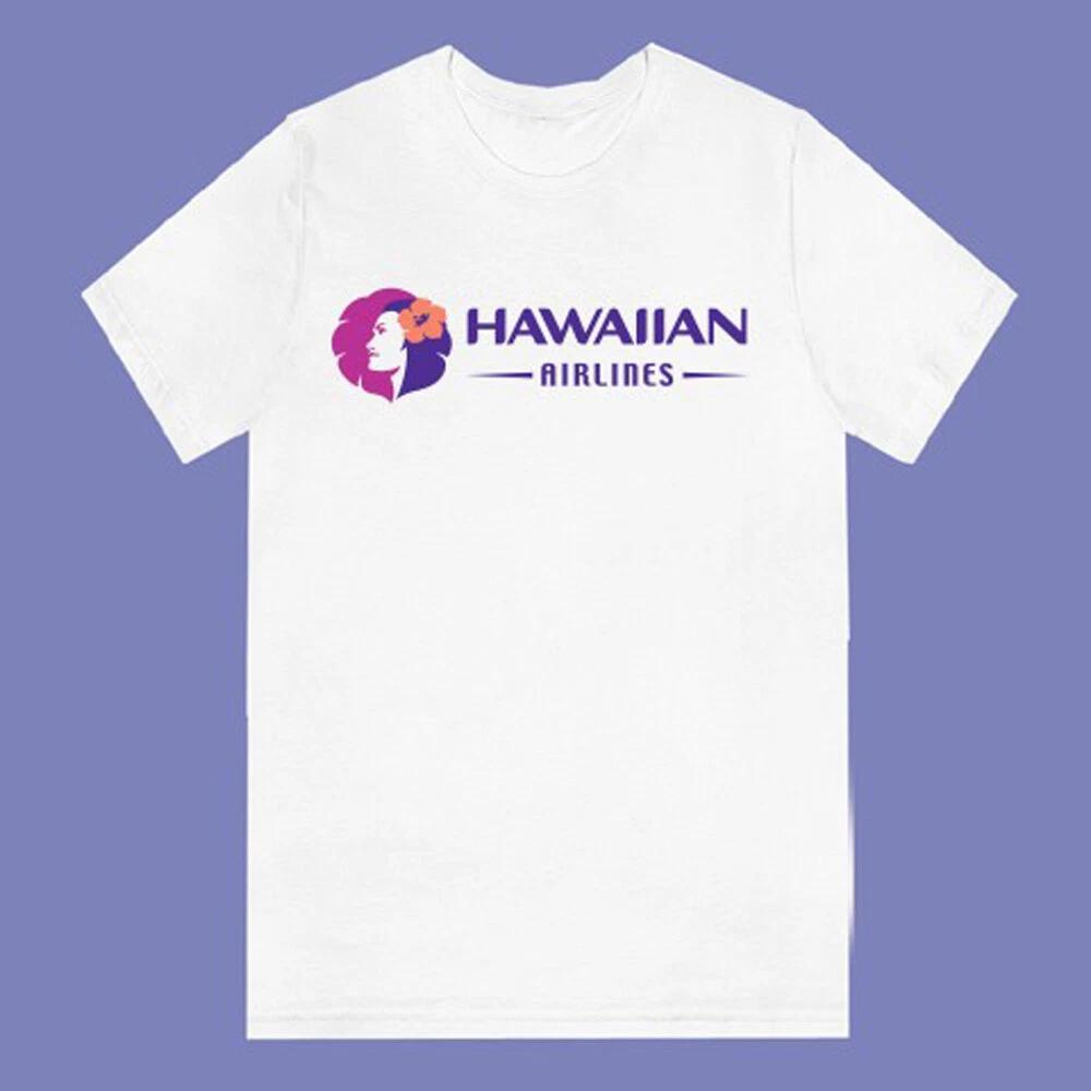 Hawaiian Airlines Men s White Size S-3XL 3XL