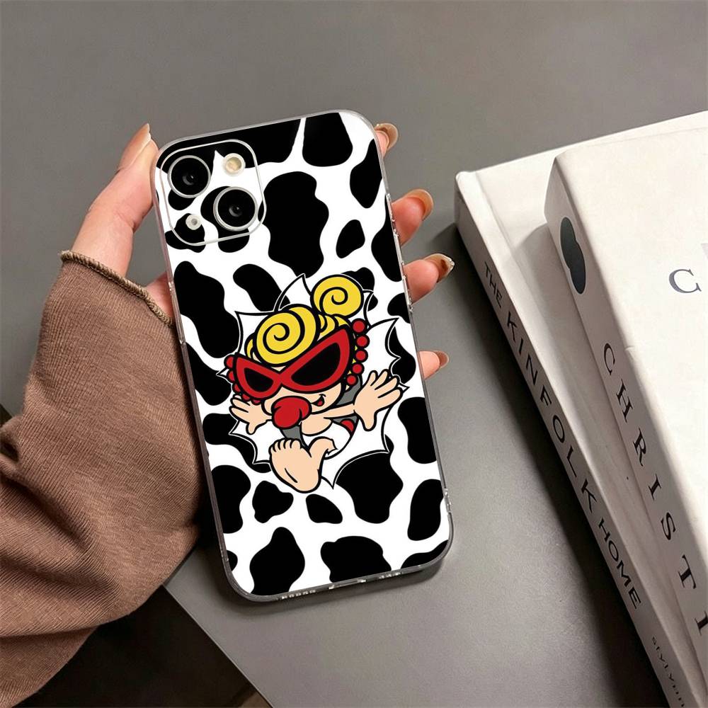 H-Hysteric COLORFUL M-Mini  Phone Case For iPhone17,16,15,14,13,12,11 Plus,Pro Max Soft Transparent Cover