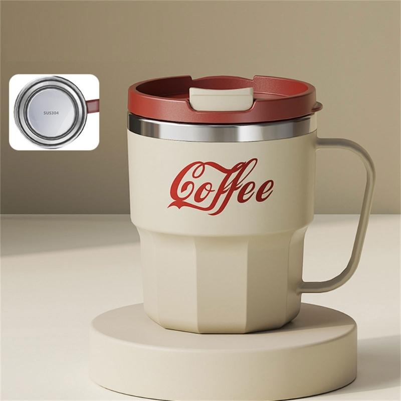Double Wall Insulated Stainless Steel Coffee Cup Keep Beverages Warm Ideal for Students Office and Outdoor Use