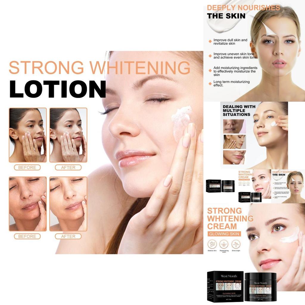 Crema Illuminante West Month Per Pelle Radiosa Nutriente Idratante Riparatrice Pelle Spenta