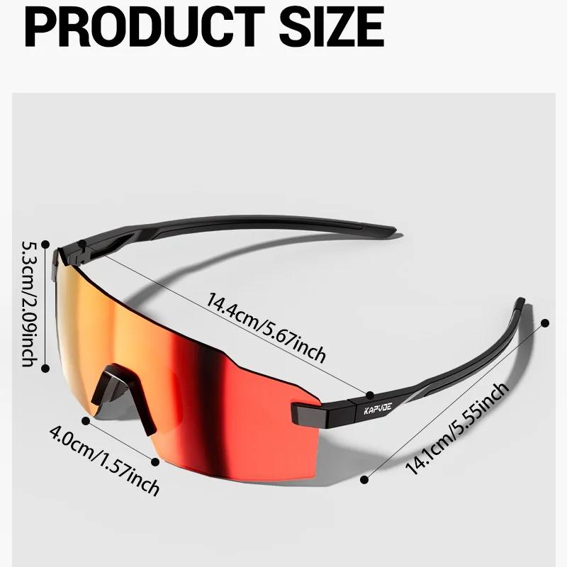 Kapvoe Fashion Sunglasses for Men Photochromic Runnning Glasses Light-Weight Cycling Glasses Bike Women UV400 Hiking Eyewear