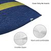 Curacao Flag Grunge Soccer Football Square Pillowcases Polyester Room  Cushion Cover Cool Home Decoration Pillowcase 40*40