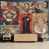 Religiösa Figurer Oljemålning Tapestry Väggbonad Retro Bohemisk Hippie Matta Sovsalrumsdekor