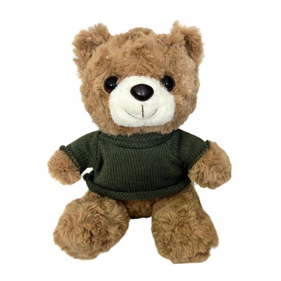 Teddy Bear Plush Toy with Hoodie Soft Stuffed Animal for Christmas Gift Cartoon Huggable Plush Doll for Kids