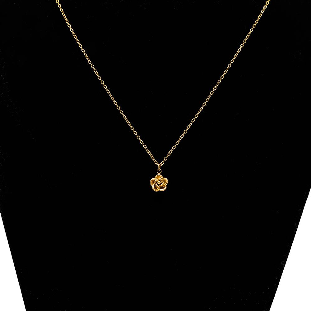 10 Stück Edelstahl Gold Perlen Rose Blume Anhänger für DIY Schmuck Mädchen Frauen Anhänger Halskette Armband Fußkettchen Ohrringe Herstellung