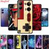 For ZTE Blade A54 4G Phone Case A 54 Black Silicone Soft Back Cover Case For ZTE Blade A54 Case Funda Para For ZTE A54 Coque Bag