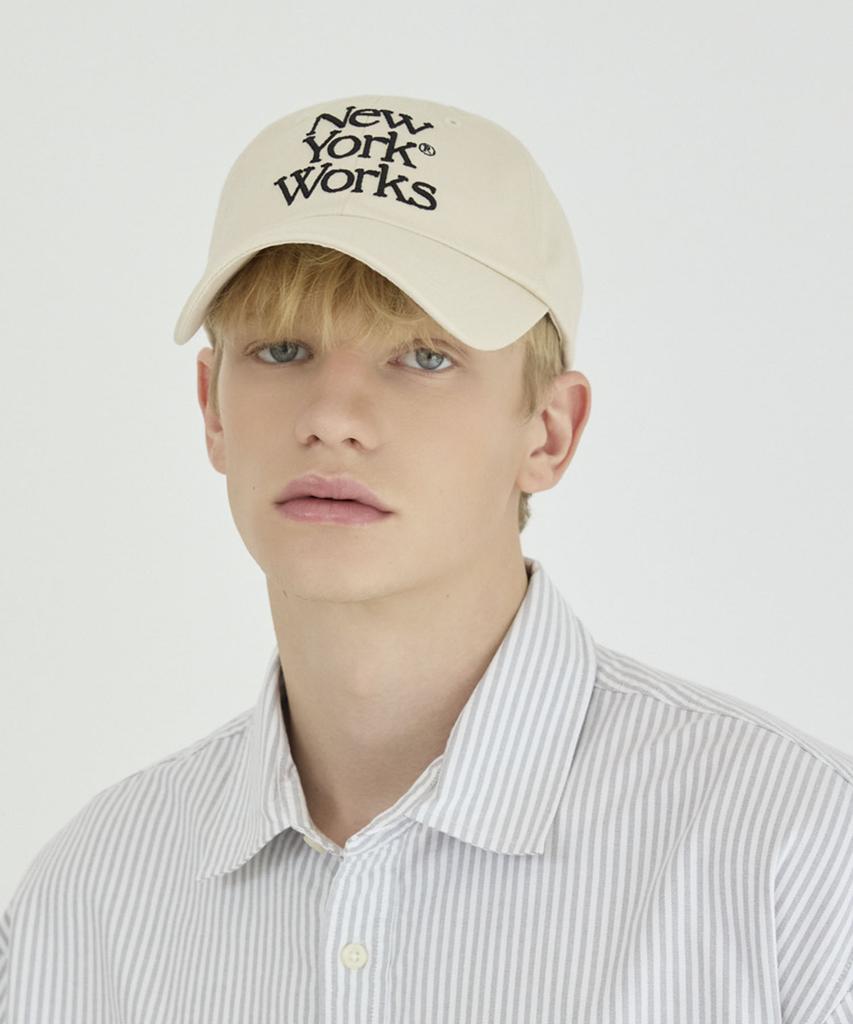 Nyuyogwogseu Mix Logo Ball Cap_ Beige