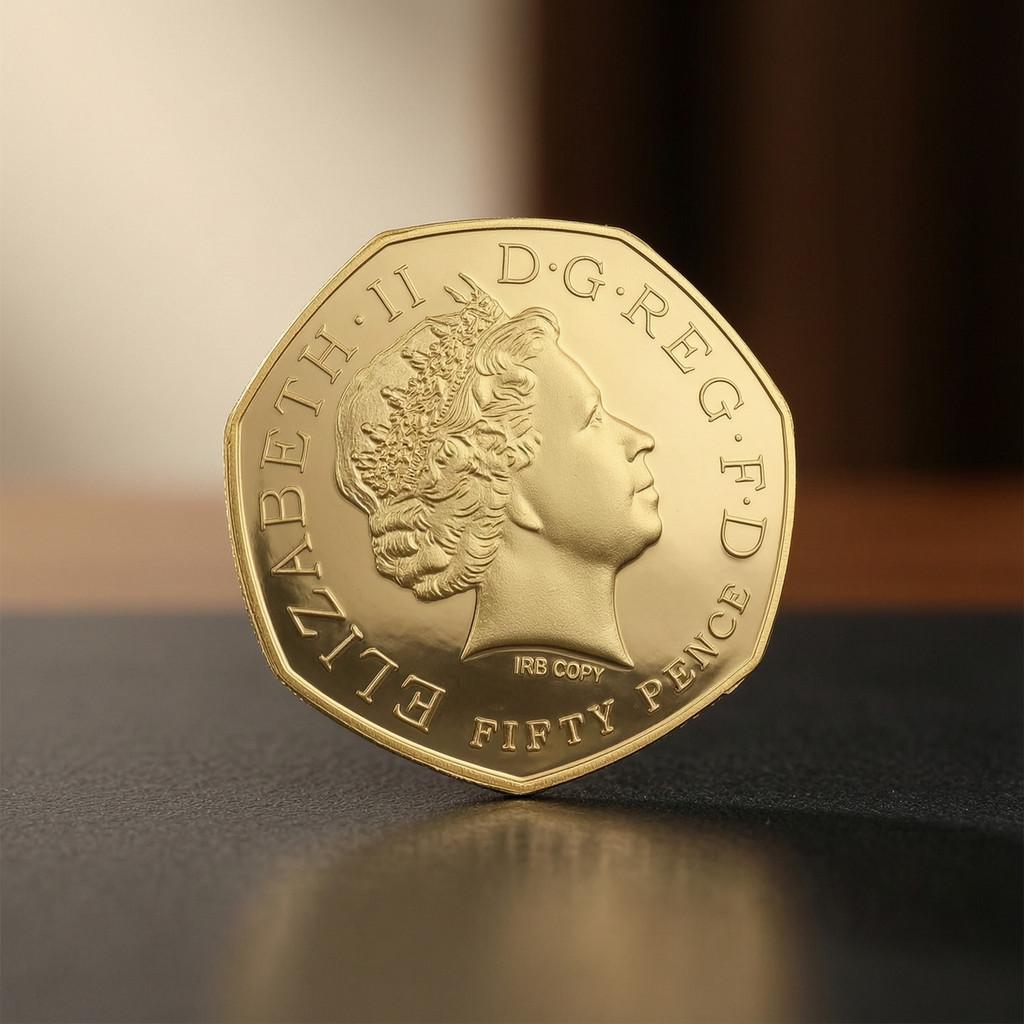 Seltene Kew Gardens 50p 2009 Nachbildung Münze Metall Gedenkmedaille Für Bürodekoration Und Geschenk