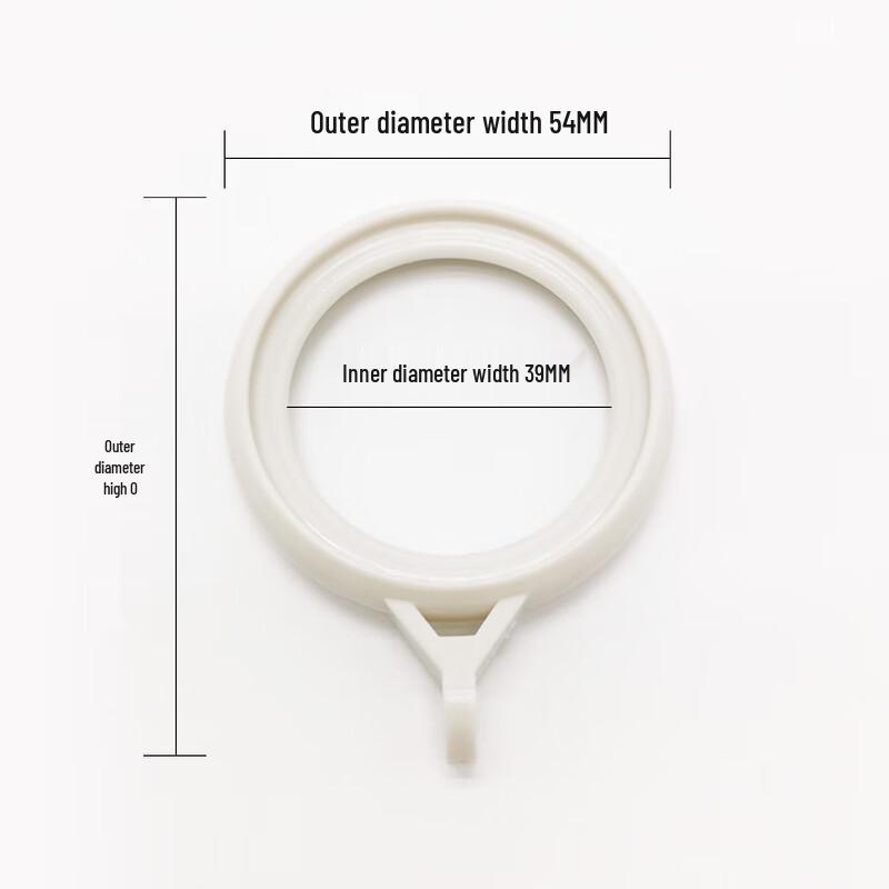 

Lilang Silent Roman Curtain Rod Rings