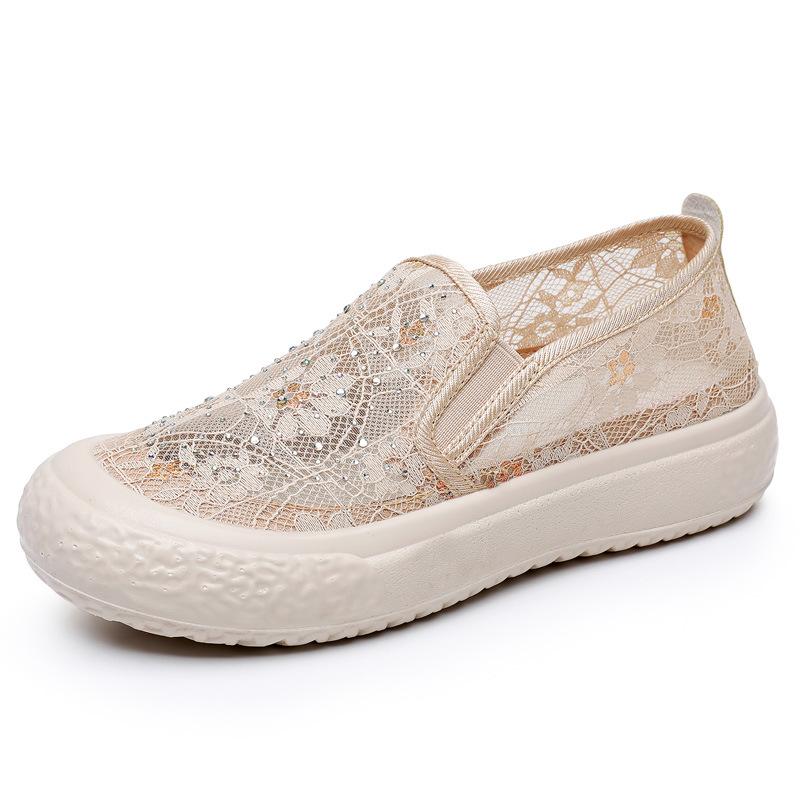 Fashion Thick-soled Fisherman Shoes, 2015 Spring/Summer New Breathable Lace Mesh Women's Single Shoes, Casual Women's Shoes