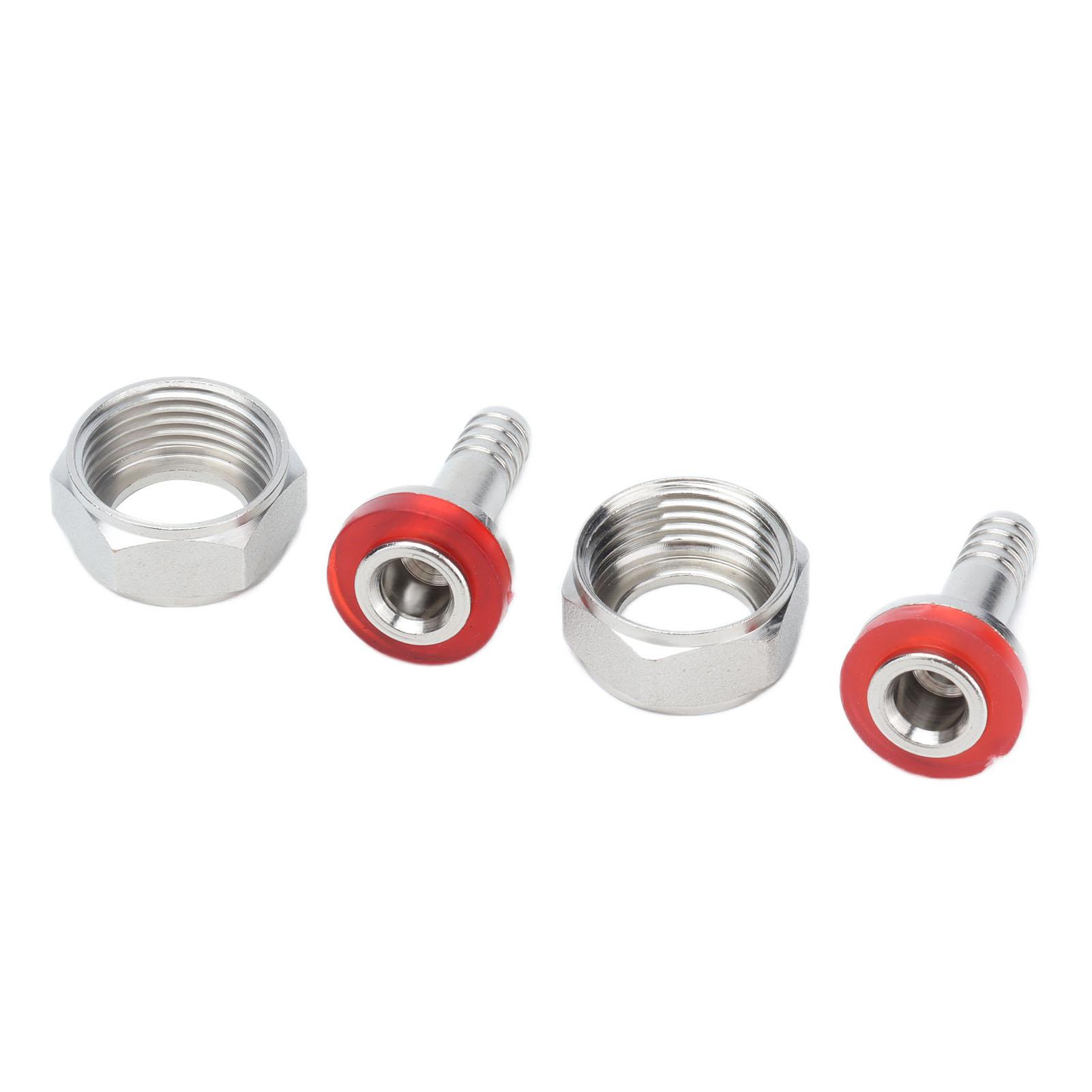 

2PCS American Type Keg Coupler Stainless Steel Beer Barrel Connector for 5 16in ID Beer Hose