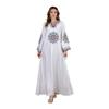 New Light Luxury Embroidered Muslim Abaya Dress - Dubai Style Evening Gown
