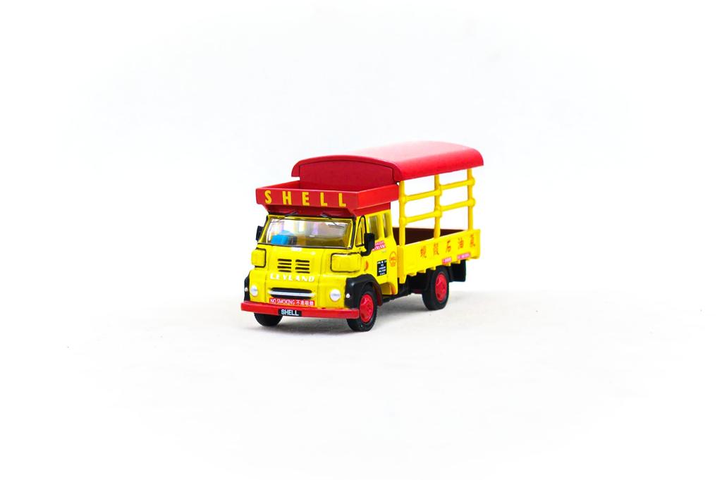 Tiny City 1/76 Leyland FG Shell Oil Transport Vehicle with Gas Can Accessory Diecast Model Car