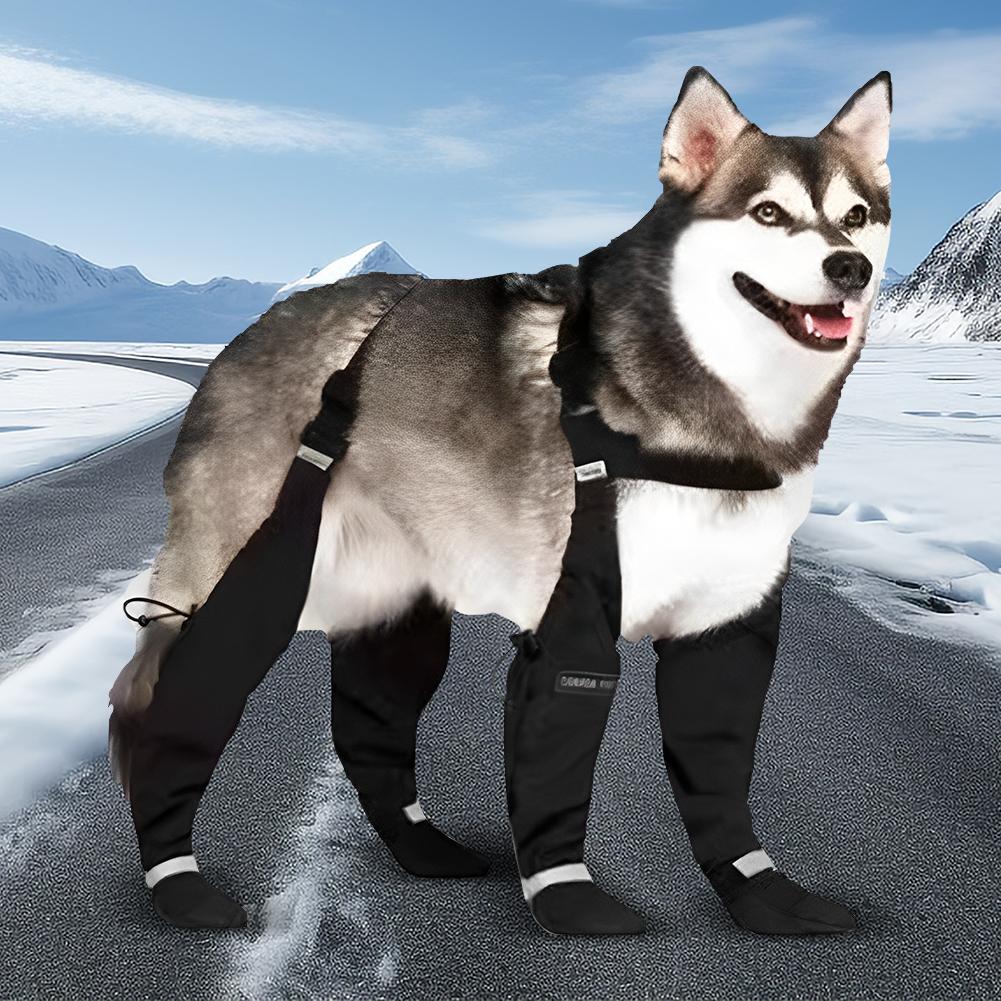 Pies Szelki Botki Odblaskowe Antypoślizgowe Szelki dla Psa Legginsy Buty Regulowane na Zewnątrz Wodoodporne Buty dla Psa do Chodzenia