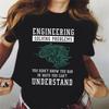 Funny Engineering Men's T-Shirts Clothing Engineer Women Men Shirt Summer Oversized Tshirts Mechanical Engineer Men T Shirt Tees
