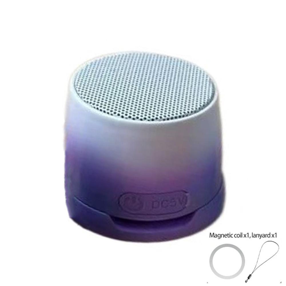Bluetooth 5.3 Magnetic Mini Speaker Anti Lost Portable Sound Box RGB Light Speaker  Home Party