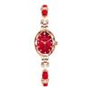 Montre à Quartz pour Femme – Luxe Abordable, Style de Niche, Tendance & Étanche, Avec des Accents Verts et un Bracelet