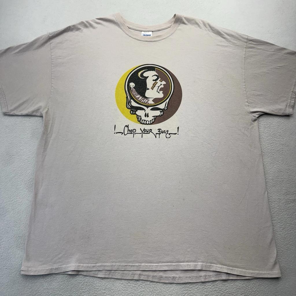 Grateful Dead Florida State Seminoles Vintage Steal Your Face Shirt 2XL RARE