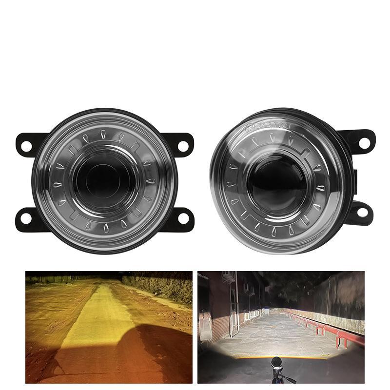 

Светодиодная противотуманная фара 3 дюйма Светодиодная линза Белый Желтый свет 30 Вт Сборка противотуманной фары для Honda Nissan Porsche 33900-T0A-A01 H451SAJ100 as picture