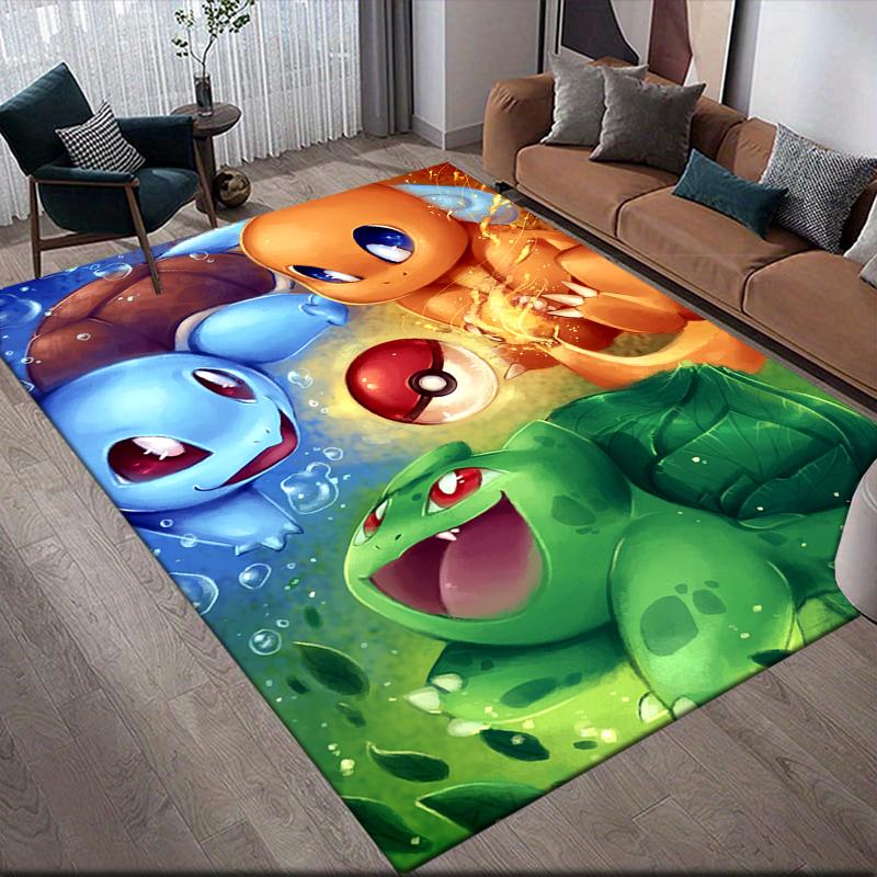 

Pokemon Chibi Cute Style Illustration Square Area Rug, Non-Slip Floor Mat for Bedroom, Perfect Gift for Pokemon Fans.chl 60x90cm