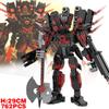 MOC Skibidi Toilet Action Figure Building Blocks Titan Clock Man Upgrade 4.0 Bricks DlY Toys For Kid Christmas Birthday Gifts