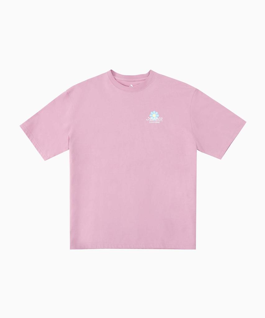 Keonbeoseu Sorona Flower Oversized Graphic T-Shirt Lilac Wcj772-Pcg