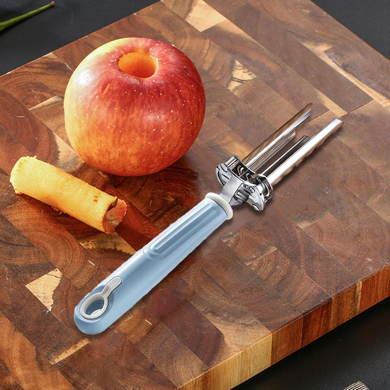 

Adjustable Fruit Corer Made of Stainless Steel, Core Remover, Ergonomic Design, Practical And синий