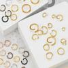 200Pcs/Lot Iron Open Jump Ring Connectors 4/5/6/8/10mm Dia Round Split Rings For DIY Jewelry Making Findings